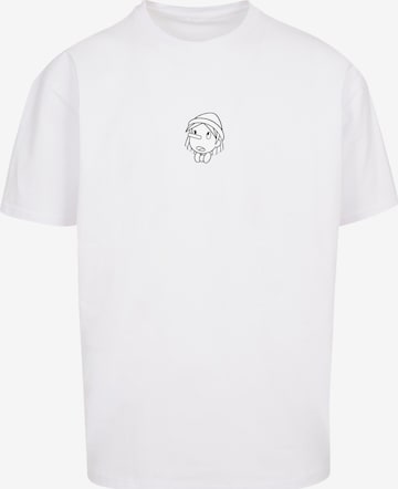 F4NT4STIC Shirt 'Pinocchio Heroes of Childhood' in Weiß: Vorderseite