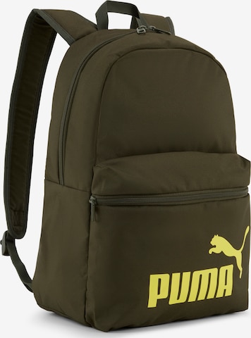 PUMA Rucksack 'Phase' in Grün: Vorderseite