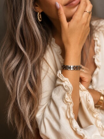 Holzwerk Bracelet 'WERLSEE' in Silver