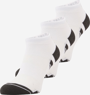 Chaussettes de sport 'Tech' UNDER ARMOUR en blanc : devant