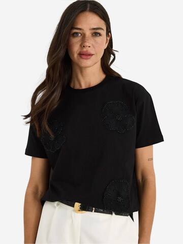 T-shirt Bianco Lucci en noir : devant