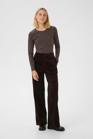Part Two Wide leg Trousers 'Clarisse' in Brown