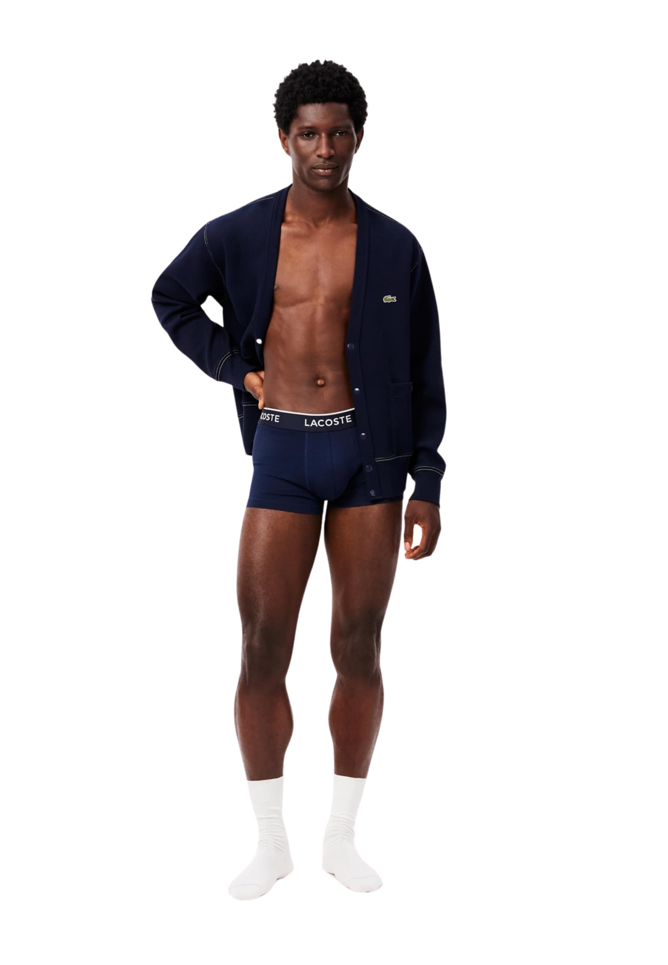 LACOSTE Boxerky – modrá