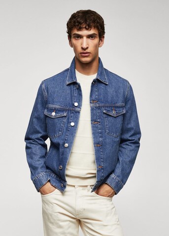 MANGO MAN Between-Season Jacket 'Ryan' in Blue: front