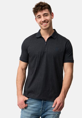 INDICODE JEANS Shirt 'Yonah' in Schwarz: Vorderseite