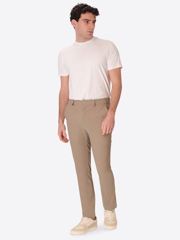 Distretto12 Slimfit Functionele broek in Beige