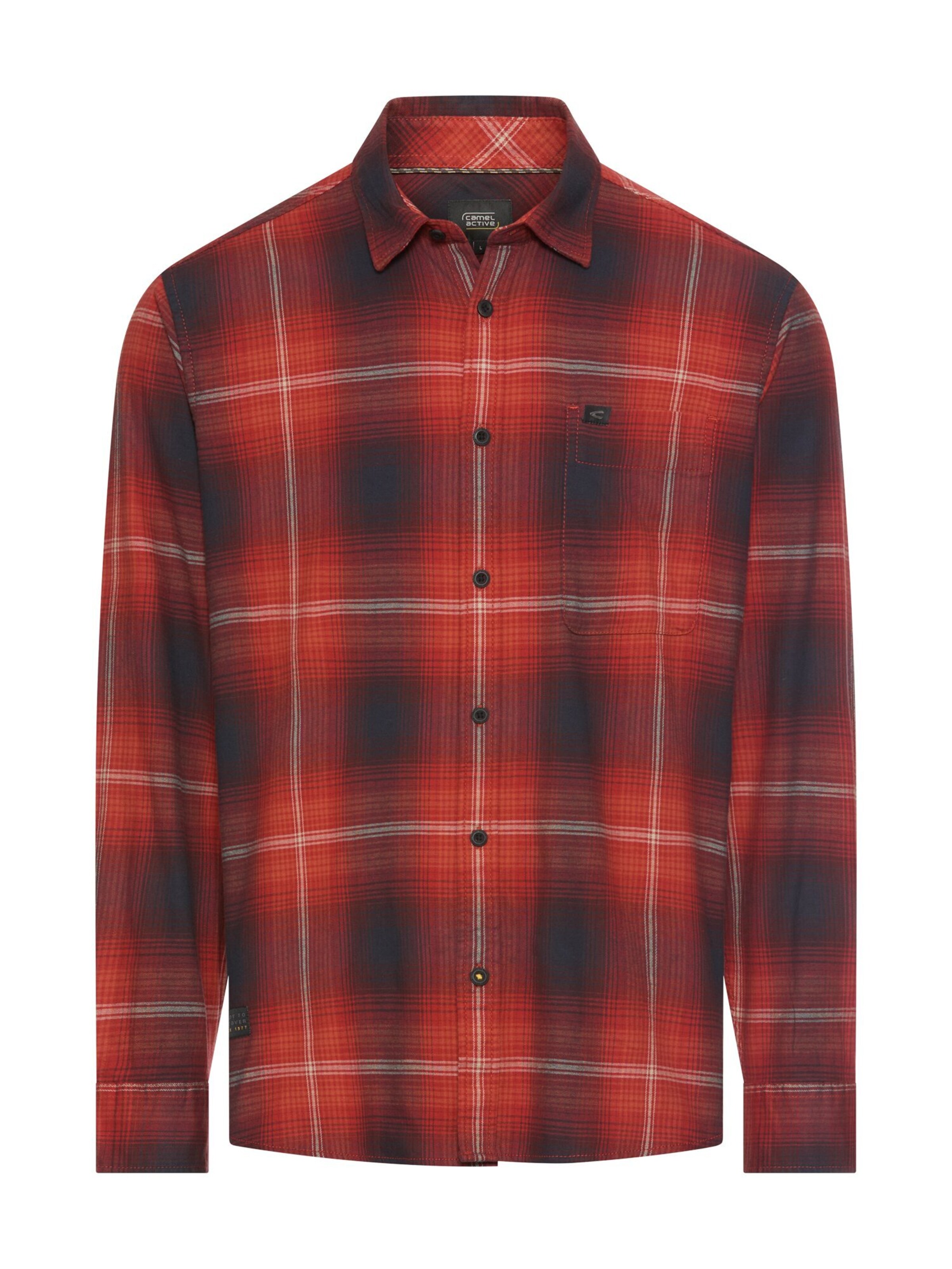 CAMEL ACTIVE Button Up Shirt in Red: front
