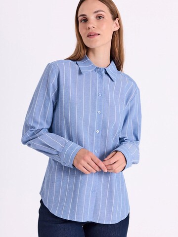 Freequent Blouse 'FQSolly blouse blue' in Blauw: voorkant