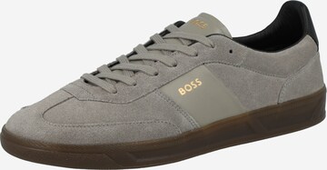 BOSS Platform trainers 'Brandon Tenn' in Grey: front