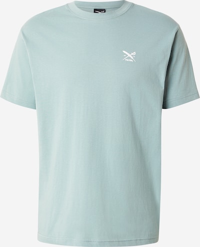 Marškinėliai 'Chestflag' iš Iriedaily, spalva – pastelinė mėlyna, Prekių apžvalga