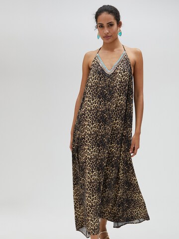 Robe Lola Casademunt en marron : devant