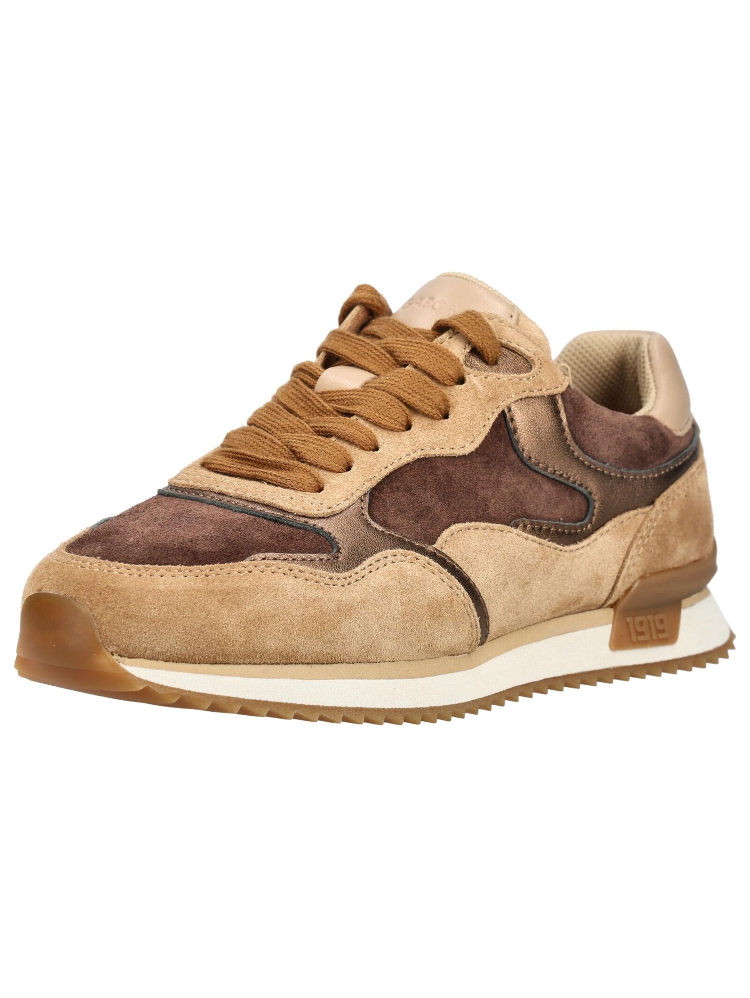 Baskets basses GABOR en marron : devant