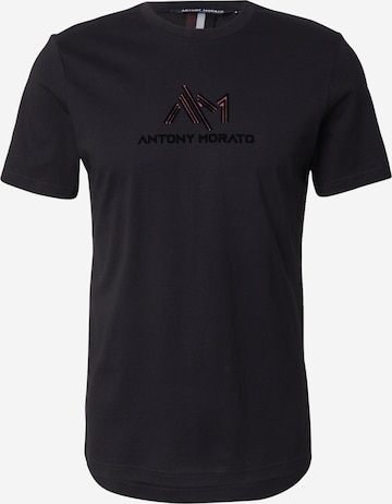 juoda ANTONY MORATO Marškinėliai: priekis