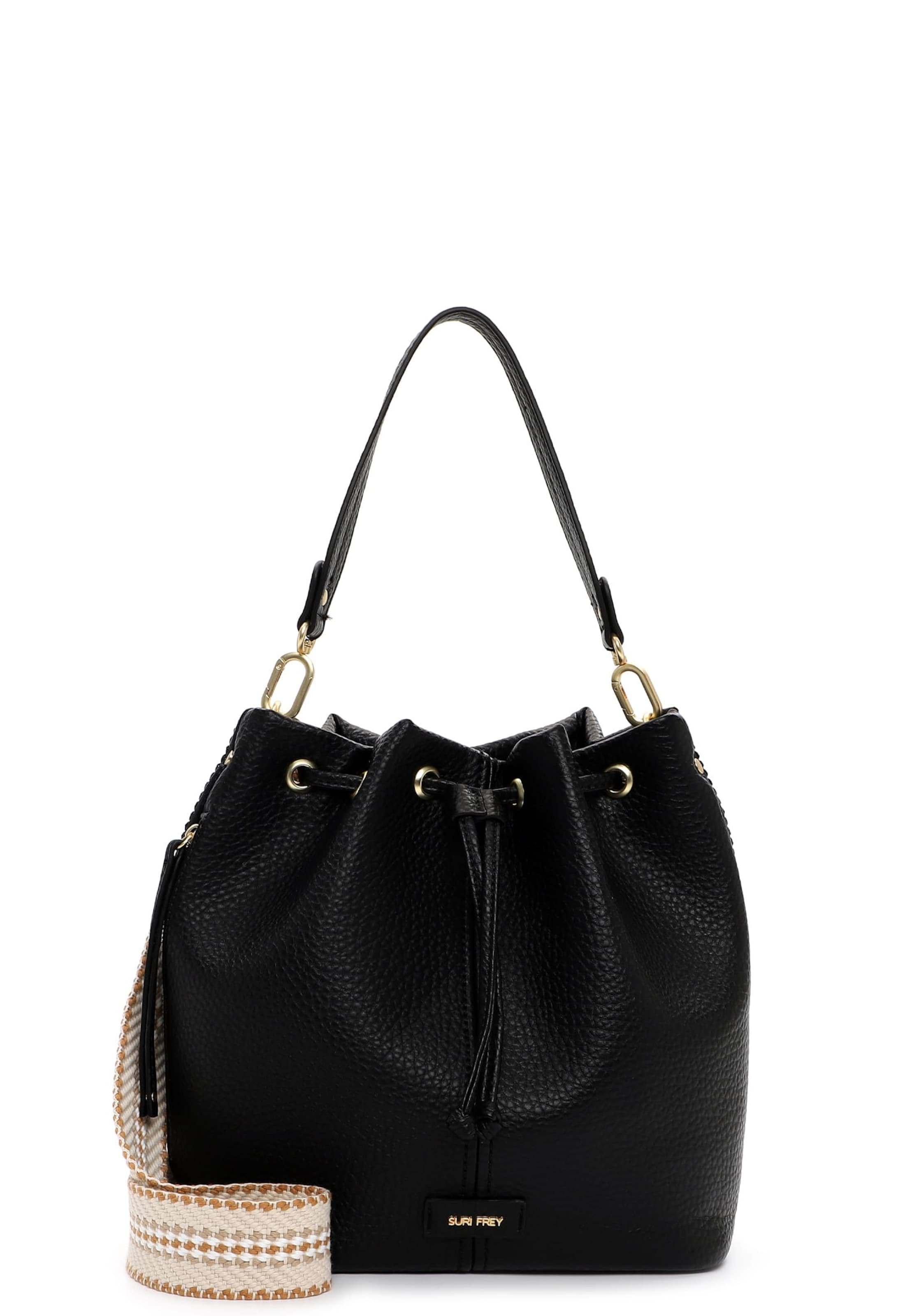 Suri Frey Pouch 'Gray' in Black: front