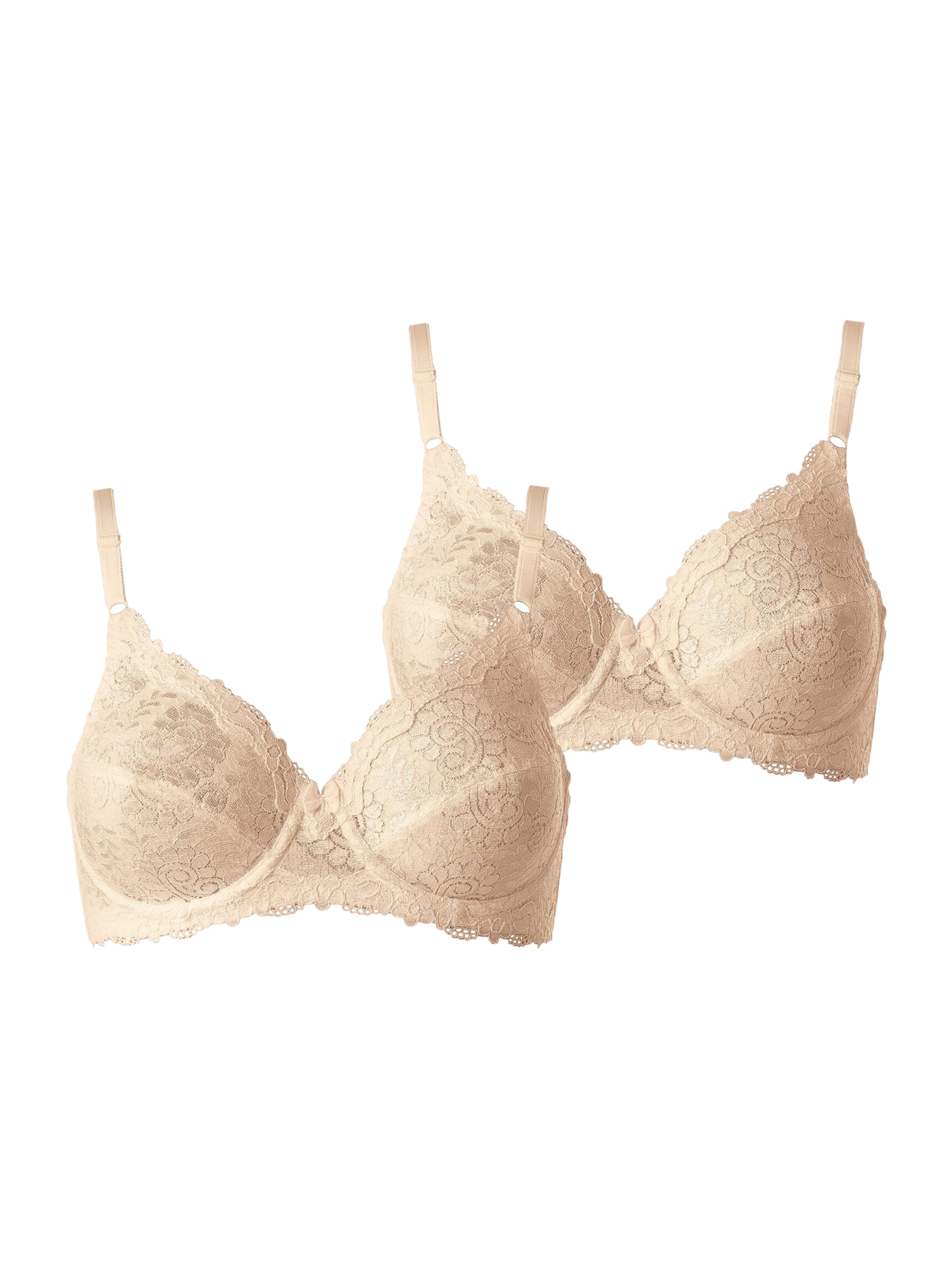 TRIUMPH Klassisch BH ' Compliment ' in Beige: Vorderseite