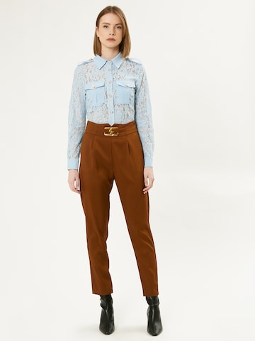 Influencer Bluse in Blau