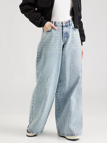 Noisy may Wide leg Jeans 'ROLINA' in Blue: front