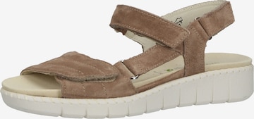 WALDLÄUFER Sandals in Brown: front