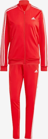 ADIDAS SPORTSWEAR Survêtement 'Essentials' en rouge / blanc, Vue avec produit