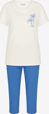 Pyjama ' Red Label Sets PK Capri ' TRIUMPH en bleu : devant