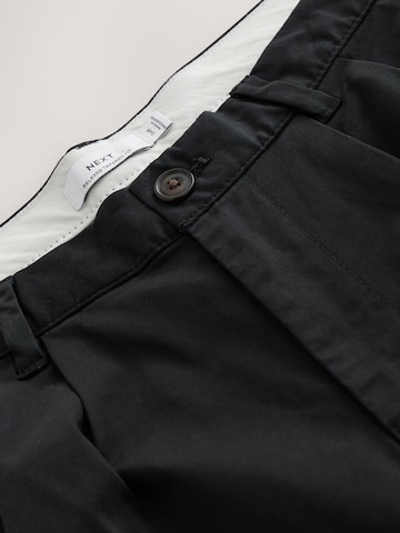 Next Loosefit Élére vasalt nadrágok - fekete