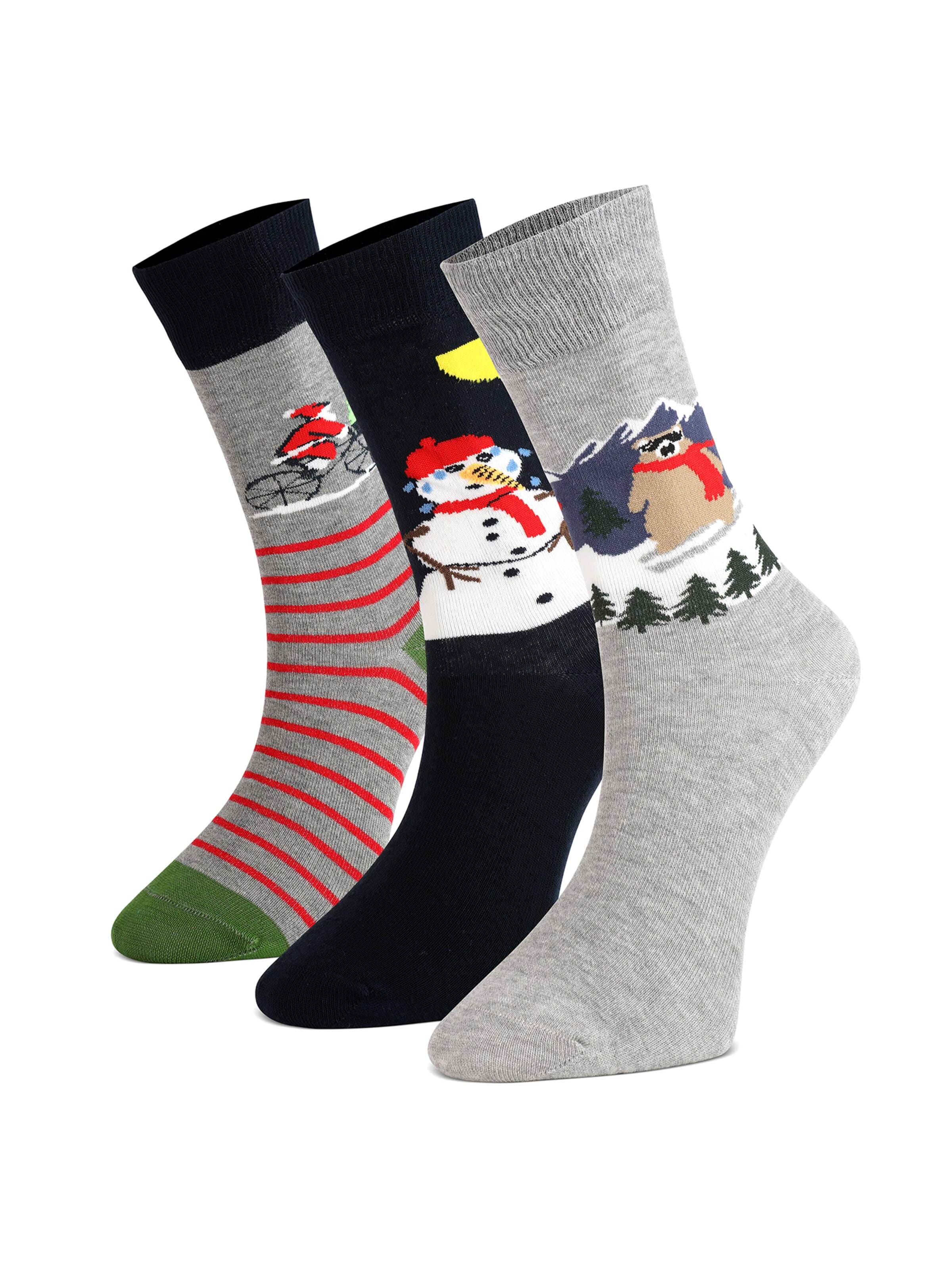 Crea Socks Socks 'Weihnachten Santa' in Mixed colors