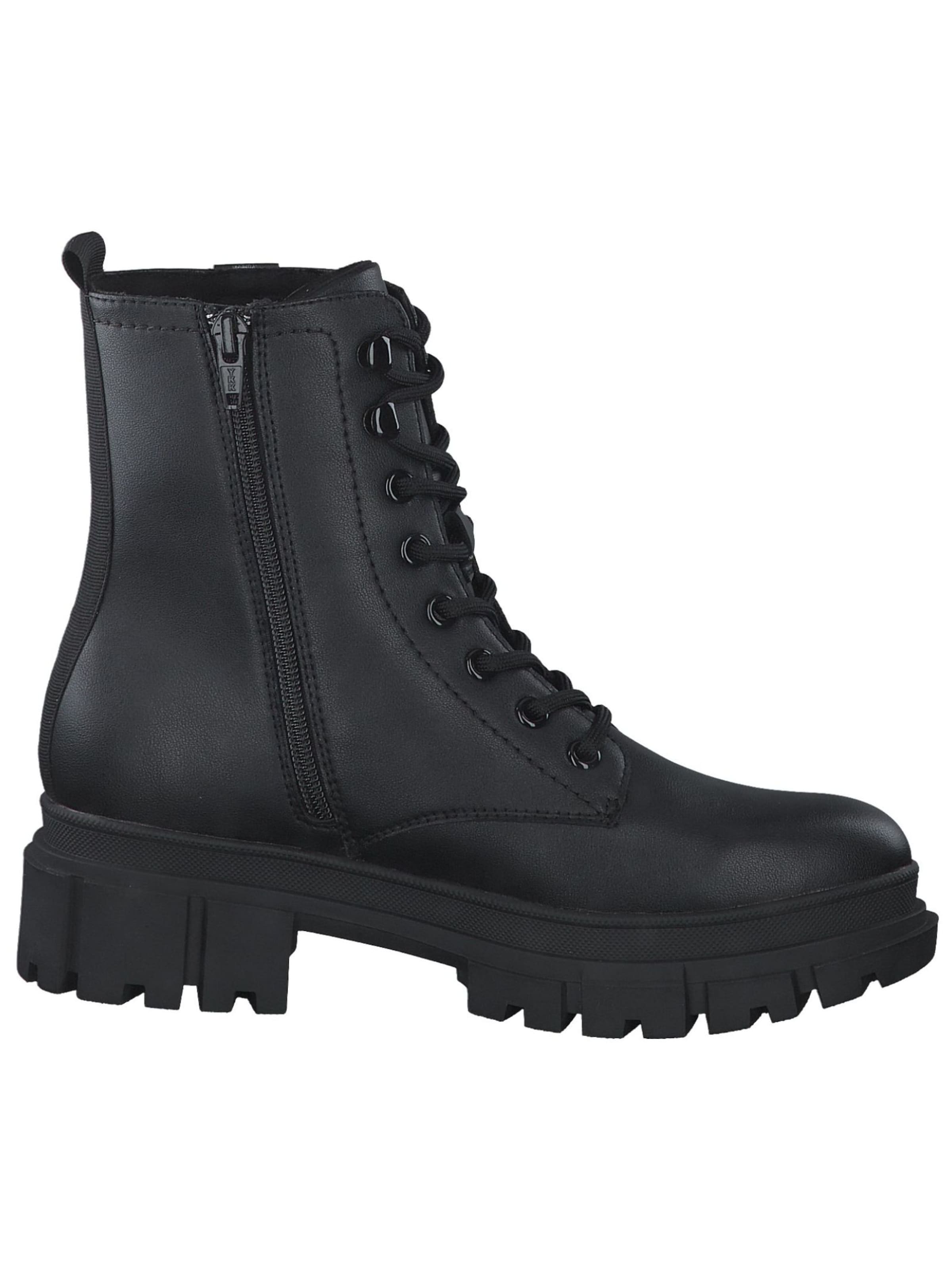 Bottines à lacets s.Oliver en noir