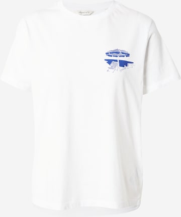 Maglietta di GANT in bianco: frontale
