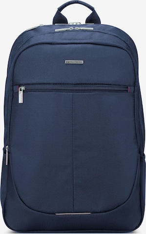 Roncato Backpack 'Easy Office 2.0' in Blue: front