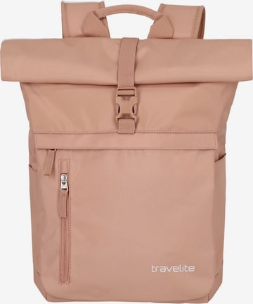 TRAVELITE Backpack in Pink: front