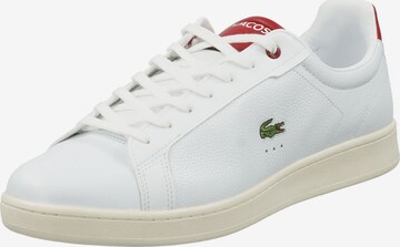 Baskets basses LACOSTE en blanc : devant