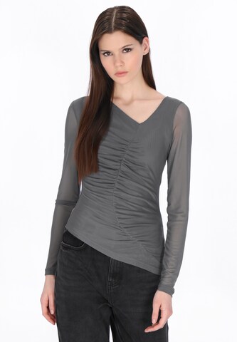 myMo ROCKS - Camisa em cinzento: frente