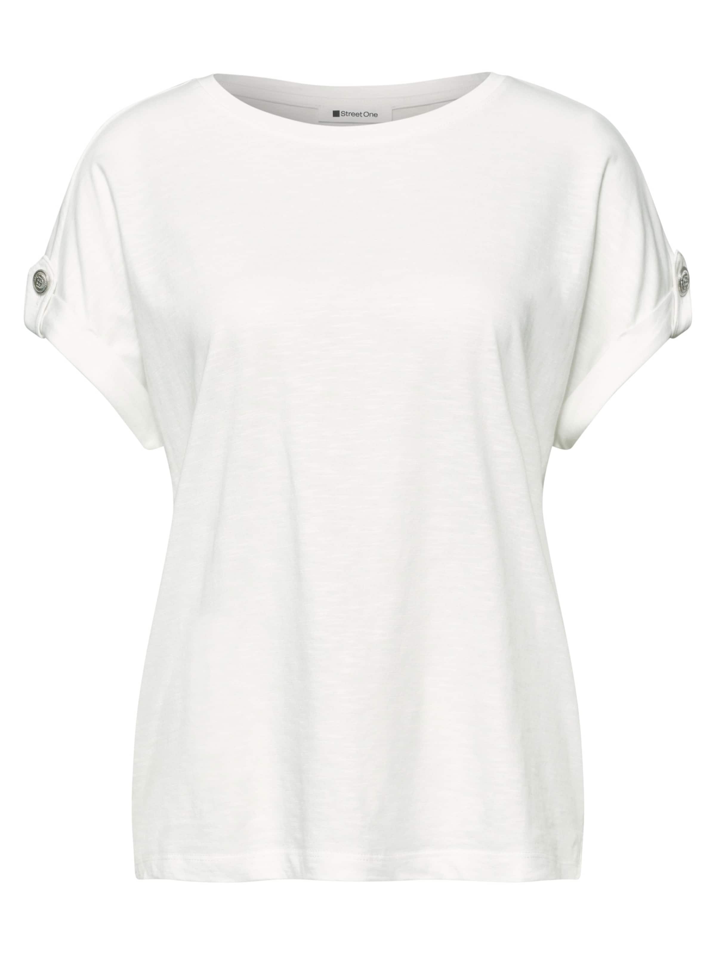 STREET ONE Μπλουζάκι σε λευκό: μπροστά