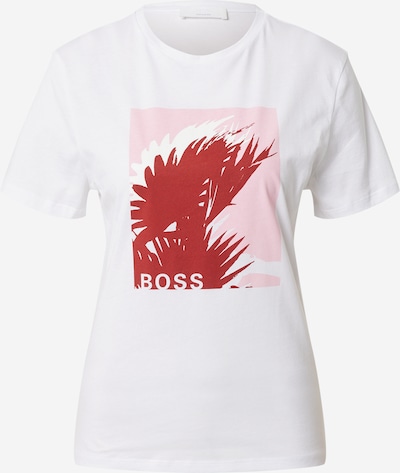 rózsaszín / kárminvörös / fehér BOSS Casual Póló 'C_Eforma', Termék nézet