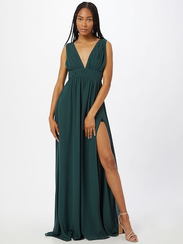 STAR NIGHT Společenské šaty – zelená: přední strana