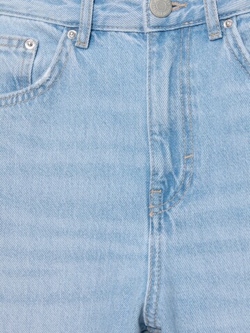 Pull&Bear Wide leg Jeans in Blauw