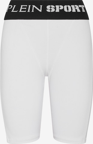 Plein Sport Sportshorts in Weiß: Vorderseite