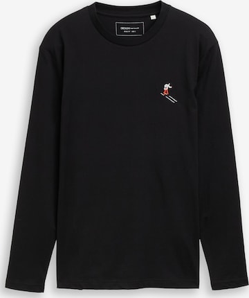 TOM TAILOR DENIM Shirt in Schwarz: Vorderseite