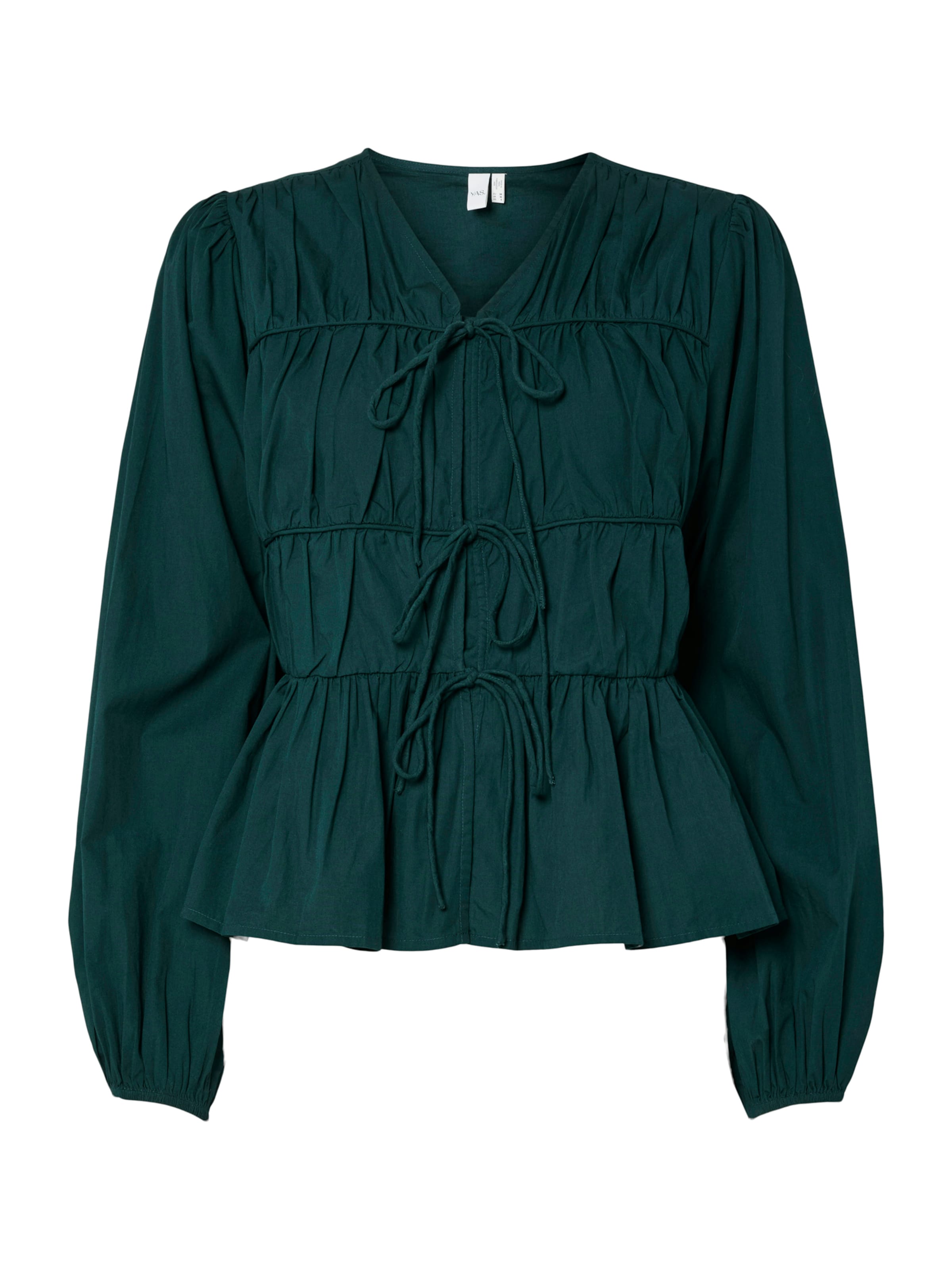 YAS Bluzka 'YASEBBA' w kolorze zielony: przód