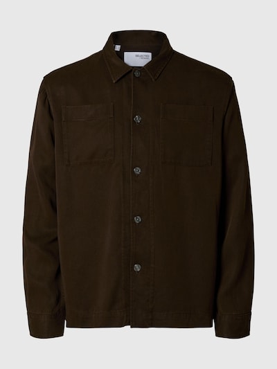 SELECTED Overhemd in de kleur Donkerbruin, Productweergave