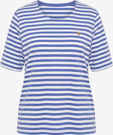 Ulla Popken Shirt in Blau: Vorderseite