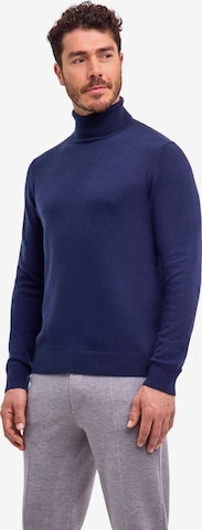 FALKE Sweater 'Pure Cashmere' in Blue: front