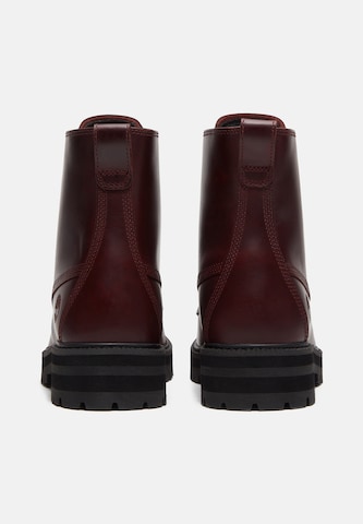 TIMBERLAND Lace-Up Boots in Red