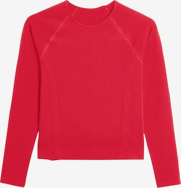 ARMEDANGELS Longsleeve SEAMLESS in Rot: Vorderseite