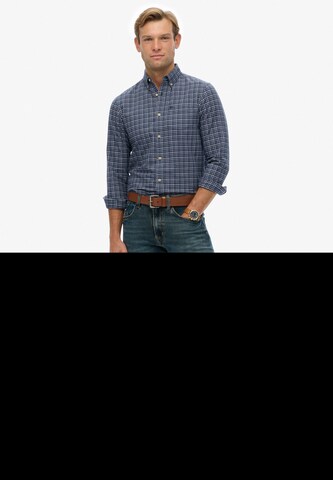 Coupe regular Chemise Superdry en bleu