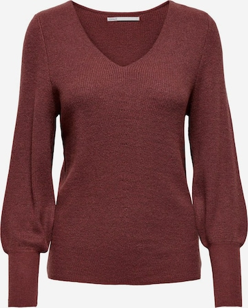 Pull-over ONLY en marron : devant