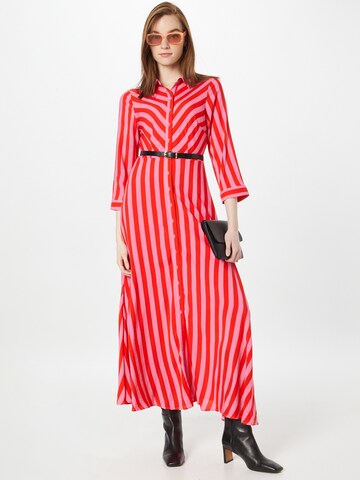 Y.A.S Shirt Dress 'Savanna' in Red