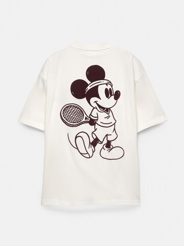 Pull&Bear Majica 'MICKEY' | bela barva