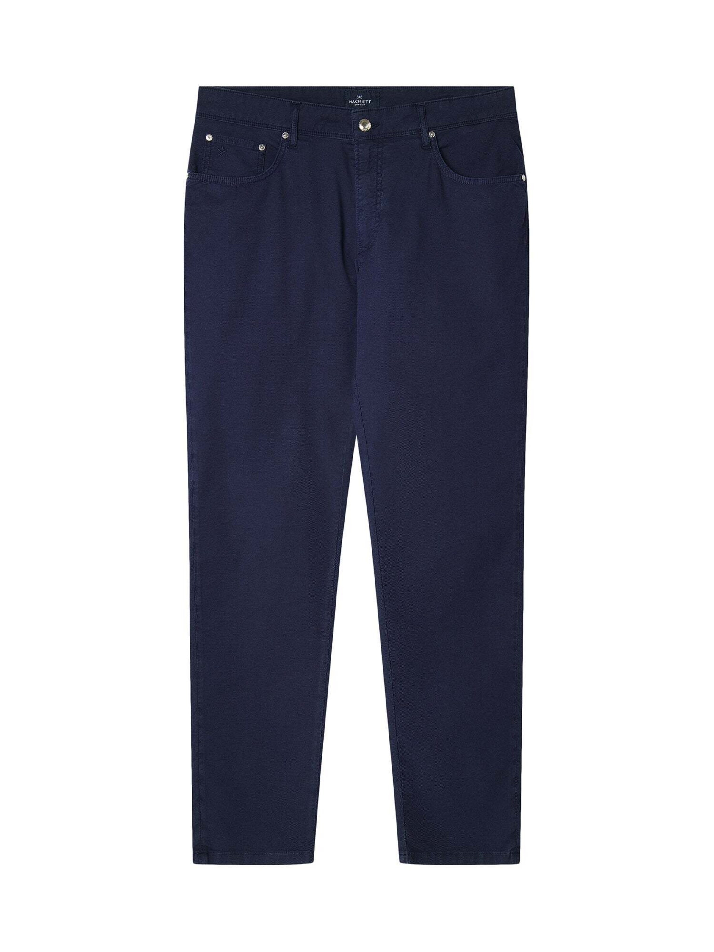 regular Pantaloni chino 'Gmd Texture' di Hackett London in blu: frontale