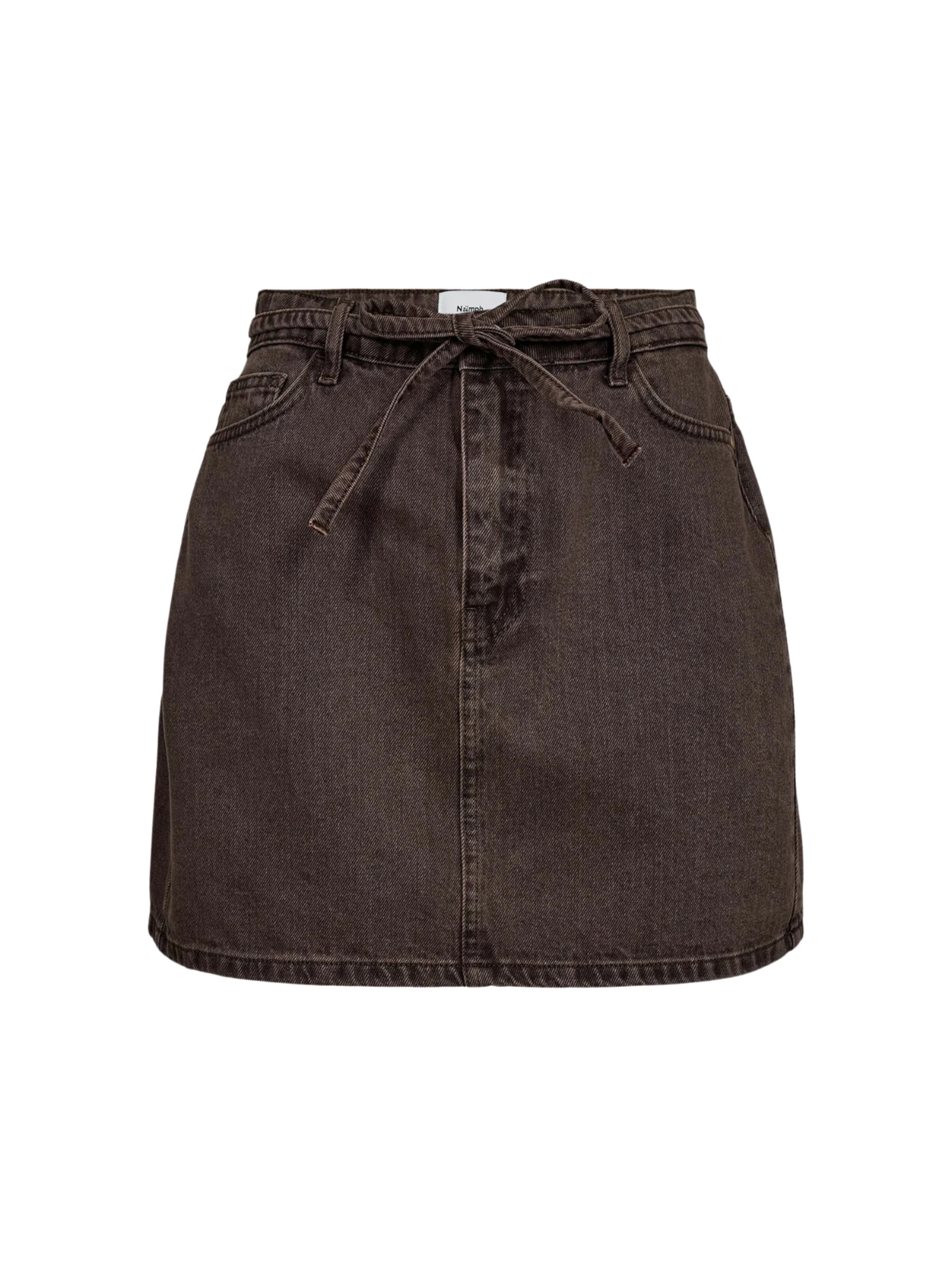 NÜMPH Hame ' BROOKLYN ' värissä ruskea: etupuoli